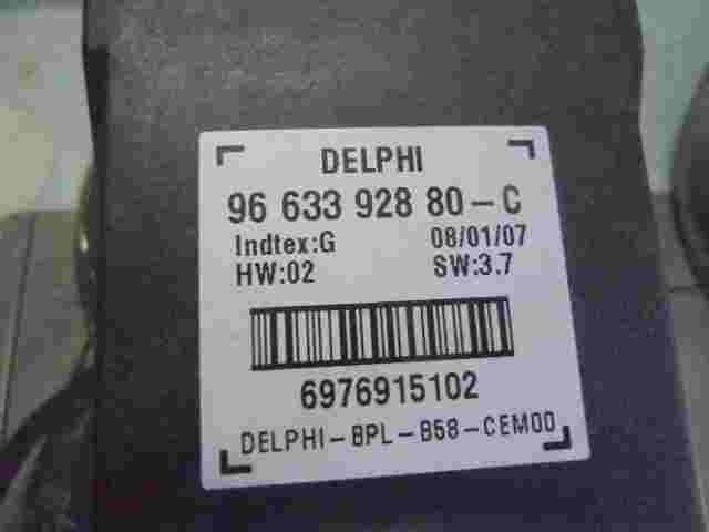 Controlador de alarma Citroen C4 Grand Picasso 9663392880C DELPHI 6976915102M