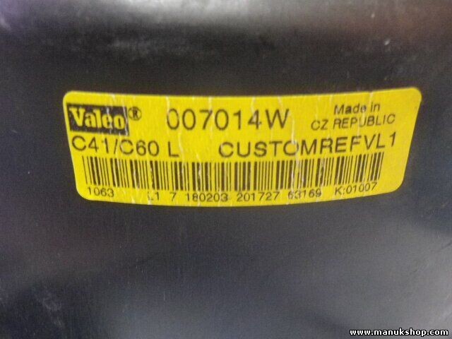 Ventilador de Calefacción Opel Vectra C VALEO 007014W C41/C60 L 1063 180203