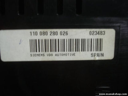 Cuadro de instrumentos Seat Altea Leon 1P0920823F VDO V0008000 110080280026