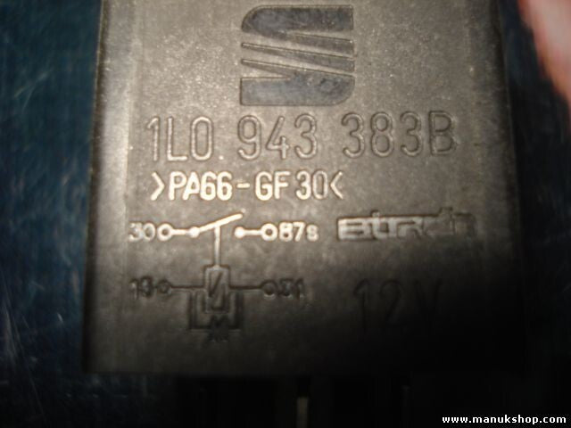 Relé de control Seat 160 1L0943383B 1L0 943 383B 1LO943383B Nr.160