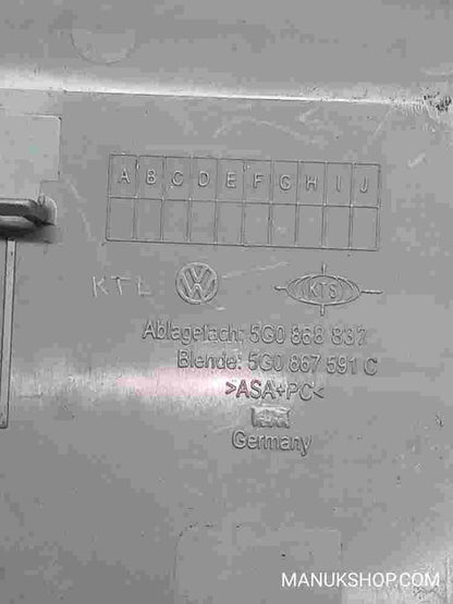 Luz Lectura Interior Golf VII 2016 5G0868837 5G0 868 837 5G0867591C 5G0868837Y20