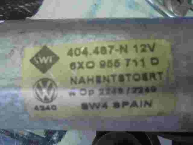 Motore tergicristallo posteriore Polo Lupo 6X0955711D SW4 SWT 12V 404467N