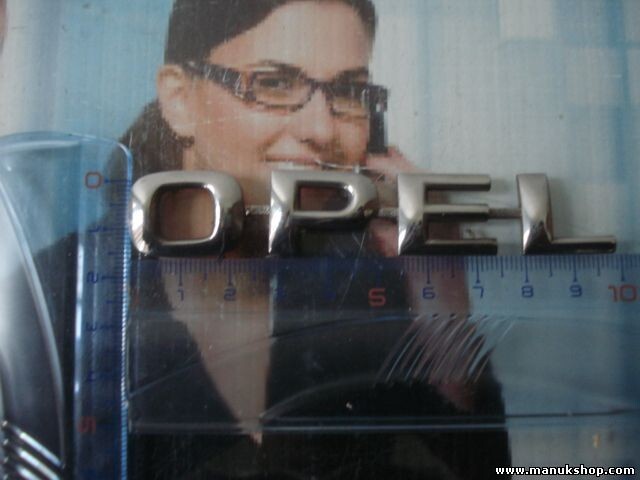 Emblema Opel Zafira 10cm.