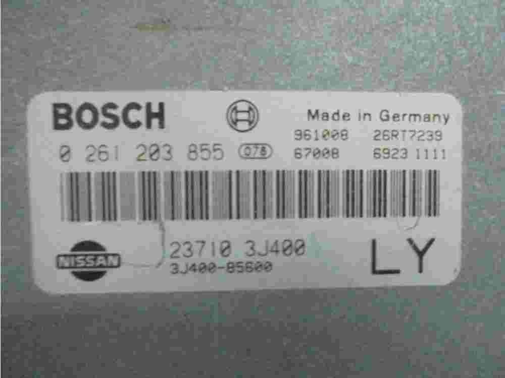 Centralina Nissan Primera 237103J400 23710 3J400 3J40085600 BOSCH 0261203855