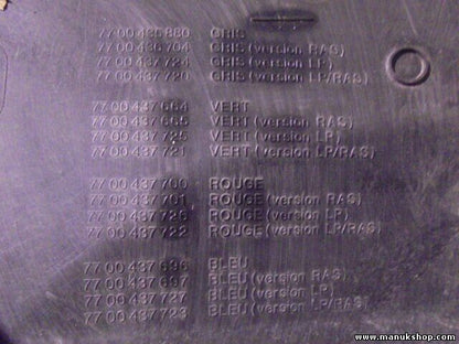 Parachoques Renault Scenic 7700435881 7700435880 77 00 435 881 77 00 435 880