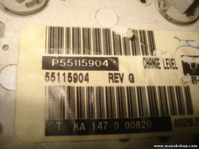 A/C System Jeep Cherokee 2000 P55115904 55115904 TKA097000391 T KA 097 0 00391