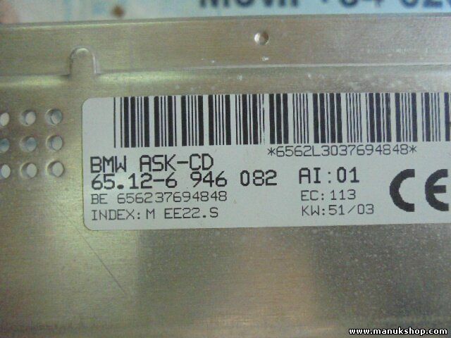 Mando del sistema de navegación BMW 7 E65 E66 E67  65126946082 311265800003 