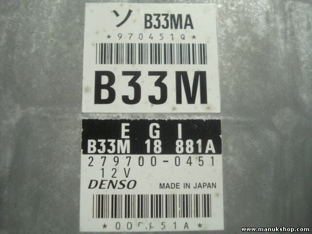 Centralita del motor Mazda Demio DENSO B33M18881A B33M 18 881A 2797000451