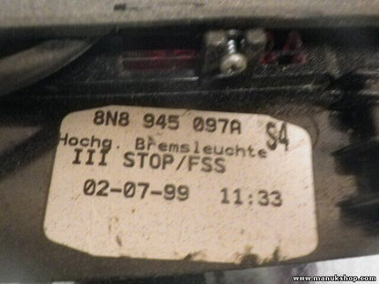 Luz de freno trasera Audi TT 8N8945097A 8N8 945 097A 8N8945097A