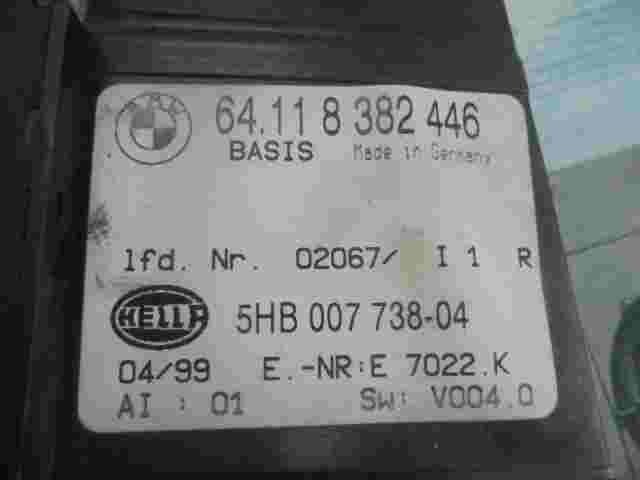 Climatizzatore Riscaldamento Climatizzatore Pannello di controllo BMW E46 641...