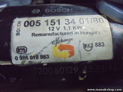 Arranque  Mercedes-Benz  0051513401 005151340180 0986018853 1005831112