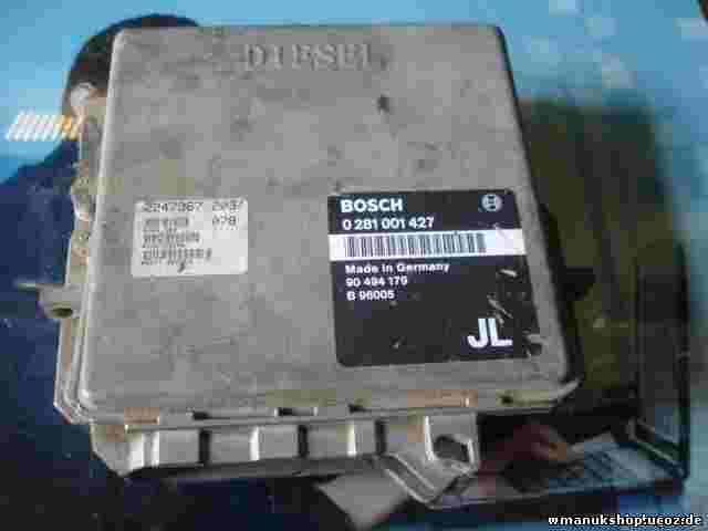 Centralita del motor Opel 2247367203 90494179JL 90494179 BOSCH 0281001427 B96005