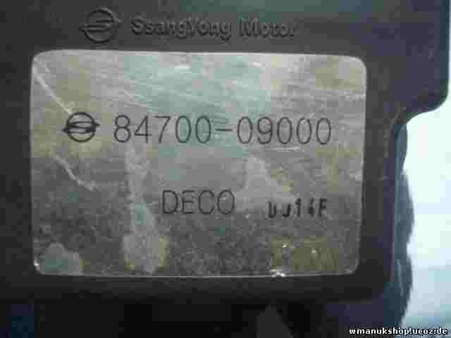 Recocido controlador Glow relé enchufe SsangYong Actyon DECO 8470009000