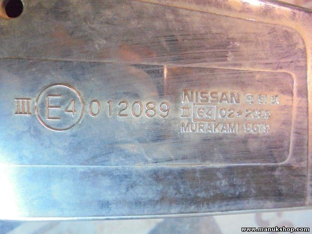 Espejo retrovisor exterior izquierdo electrico Navara Pick-Up D22 4WD E4012089