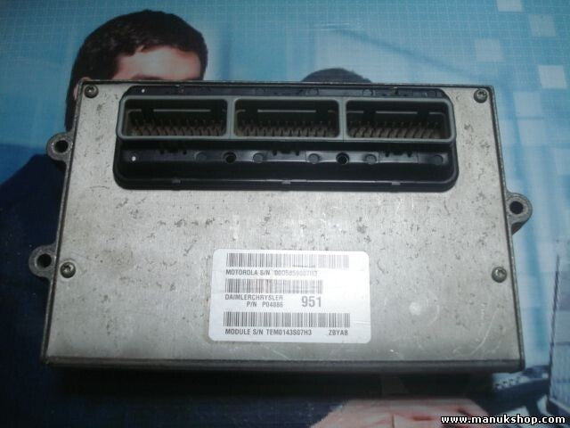 Módulo de control del tren motriz Daimler Chrysler Dodge Ram Pickup P04886951