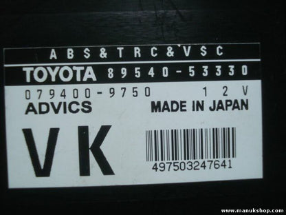 ABS Centralita TRC VSC Lexus 220D IS TOYOTA 8954053330 89540-53330 0794009750 
