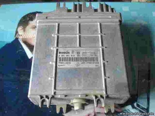 Centralita Renault Megane HOM7700107088 7700107088 7700110646 BOSCH 0281001810