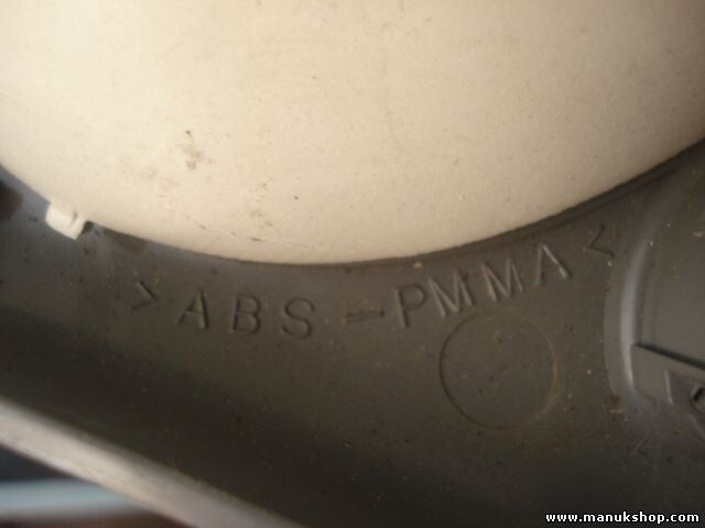 Lámpara de lectura interior gris de la lámpara Fiat Brava 08816050 08.816.05.0