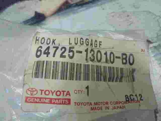 Hook Quarter Trim Luggage  Toyota RAV 4 Corolla 6472513010B0 64725-13010-B0