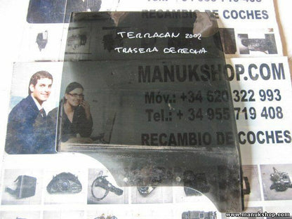 Vetro porta posteriore destro Hyundai Terracan 43R000019 DOT398M354AS3