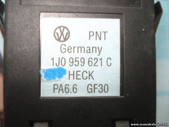 Interruptor Luneta Trasera Desempañador VW Volkswagen 1J0 959 621 C 1J0959621C