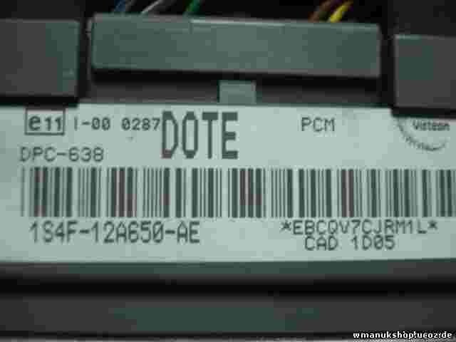 Centralita   Ford Focus 1.8 VISTEON 1S4F12A650AE 1S4F-12A650-AE D0TE DPC-638