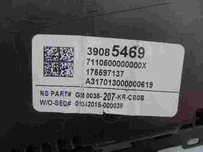 Cuadro de instrumentos  Opel Insignia A 39085469 175597137 7110500000000X