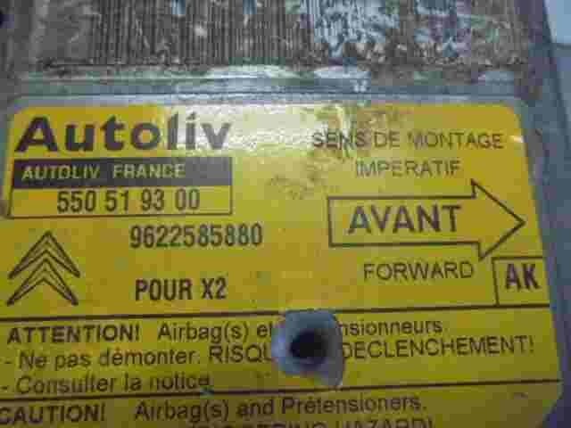 Sensore di impatto airbag Citroen Xsara Picasso (AK) 9622585880 550519300