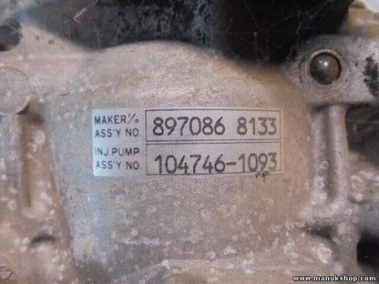 Bomba de inyección Opel Monterey Isuzu Trooper 3.1 8970868133 BOSCH 1047461093