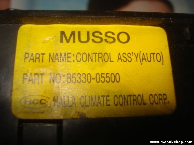 Mando calefaccion aire acondicionado Ssangyong Musso 8533005500 85330-0500