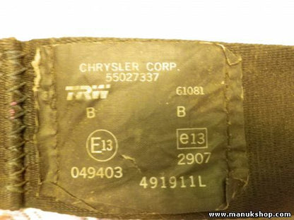 Chiusura cintura di sicurezza posteriore destra Jeep Grand Cherokee 55027337 ...