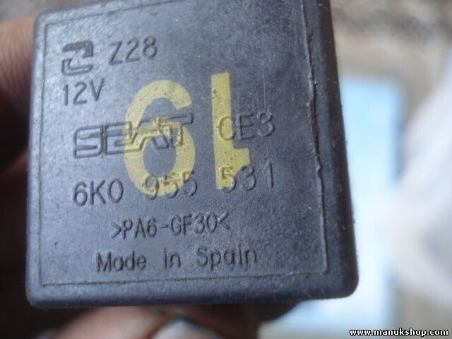 Limpiaparabrisas relé VW Audi Seat Nr. 19 6K0955531 6K0 955 531 6KO955531