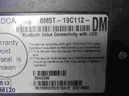Telefono Bluetooth Ford Focus 8M5T19C112DM 8M5T19C112 DM