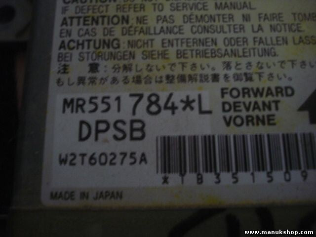 Sensor de impacto de airbag Mitsubishi Pajero Montero DPSB MR551784