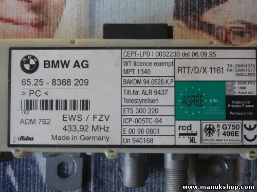 Amplificador de antena BMW E46 320I 65258368209 8368209