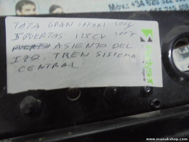Guía de asiento delantero derecho Tata Grand Safari 4X4 3.0 CRD 2007 115 CV