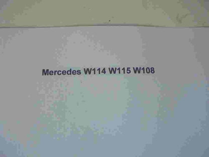 Diagrama del indicador de velocidad Mercedes-Benz W114 W115 W108