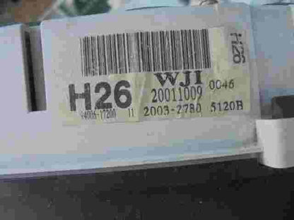 Cuadro de instrumentos Hyundai Matrix 9400617200 20032780 20011009 0046 5120R