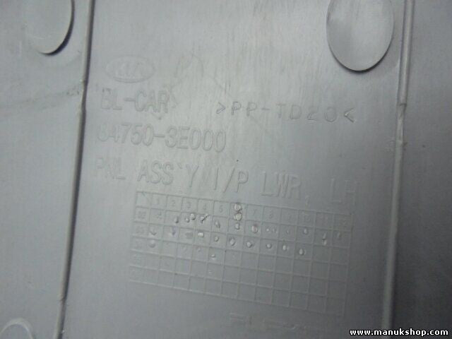 Cubrir consolas Kia Sorento 2.5 CRDi 2003 847533E000 84753-3E000 84753 3E000