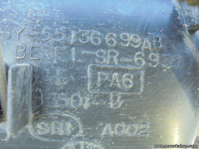 Maneta Manija del portón trasero Jeep Grand Cherokee 55136699AB 55136699 AB 