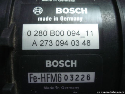 Caudalímetro Mercedes-Benz 190 FE-HFM6 A2730940348 BOSCH 0280B00094