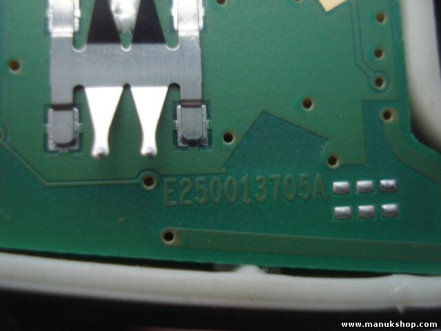 Alojamiento de la llave de control remoto inalámbrico Opel Astra E250013705A