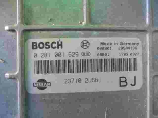 Centralina Nissan Primera 237102J66I BJ 237102J66IBJ 28SA4166 BOSCH 0281001629