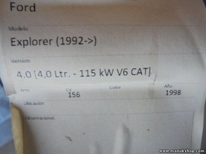 Radiador de agua FORD USA Explorer 4.0 4x4 2001/09-2005 3L2Z8005AA