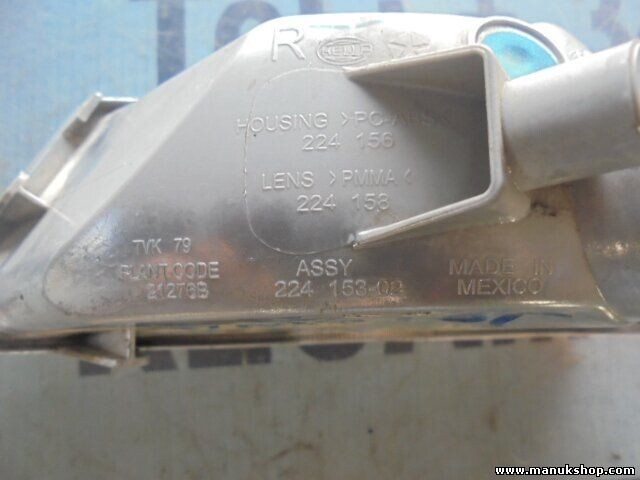 Intermitente delantero derecho Jeep Patriot HELLA 224156 224158 22415302 3757KA