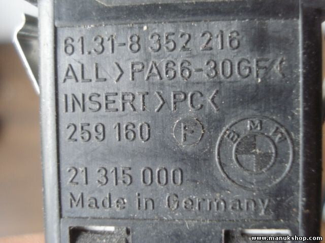 Mando Regulador Luz Cuadro BMW E38 61318352216 21315000 21 315 000 8352216