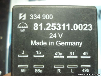 Indicador relé MAN F2000 334900 81.25311.0023 81253110023