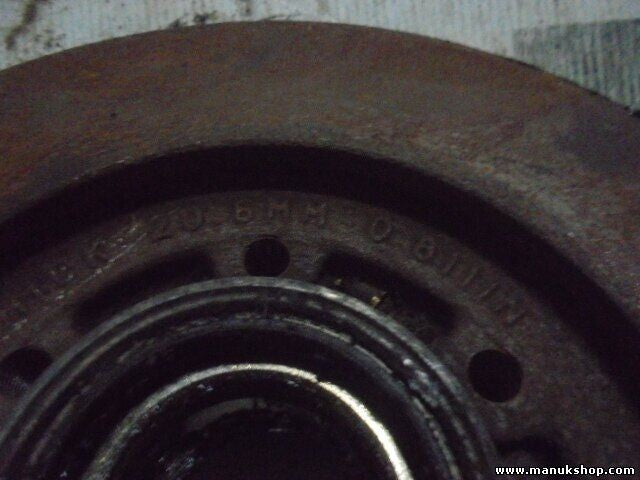 Disco de freno Opel Frontera B 6B_ 2.2 DTi 2171 ccm 206MM08111N 206MM 08111N