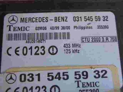 Unidad de control del inmovilizador Mercedes Sprinter 312 W638 Vito 0315455932