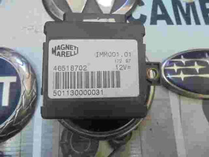 Control de la unidad de alarma inmovilizador módulo  Fiat 46518702 501130000031
